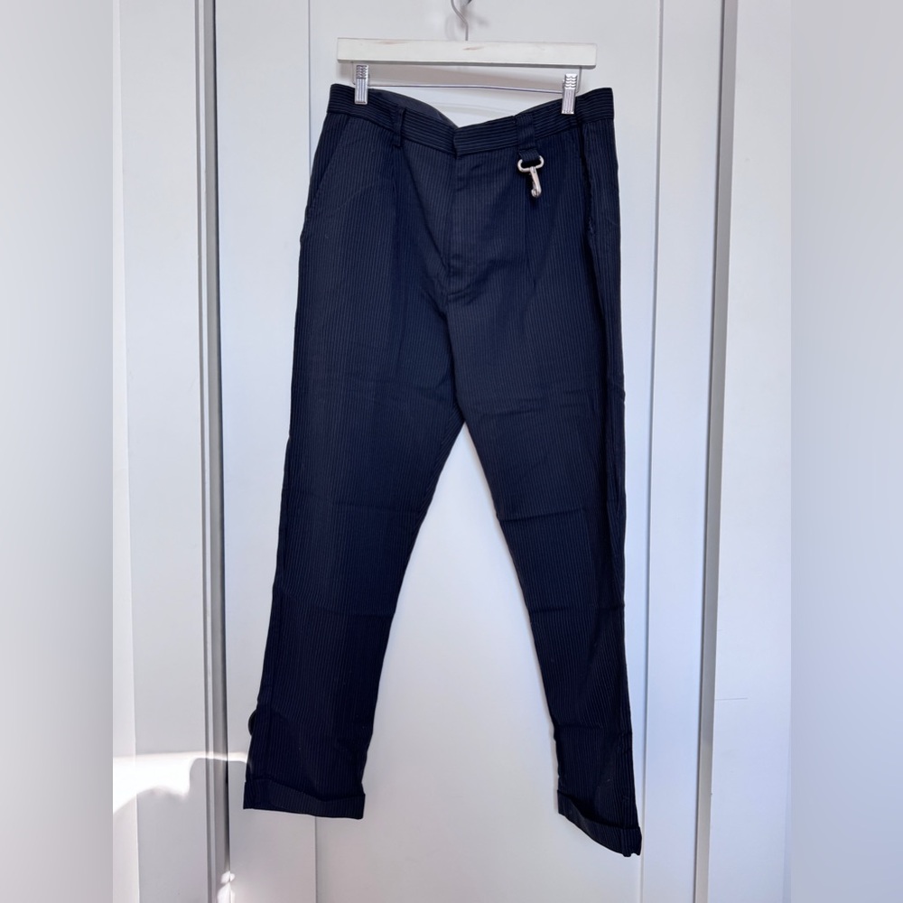 Elegant Navy Men's Dress Pants